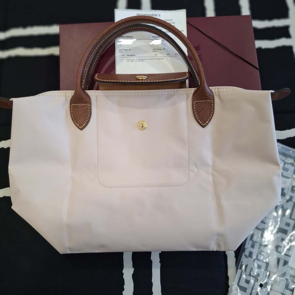 Longchamp Le Pliage Small Top Handle, Color Paper - Picture 6 of 7